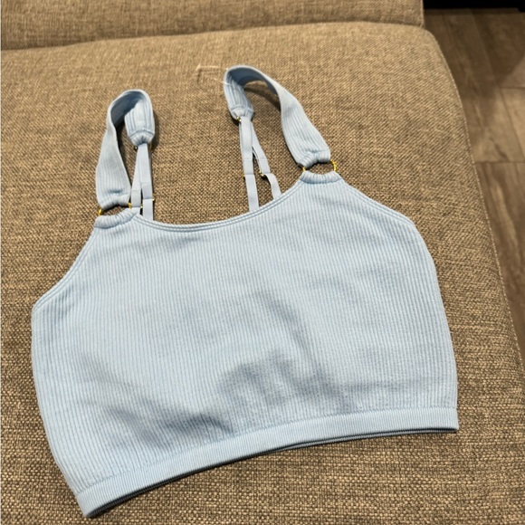 LAST PRICE🍒🤍 AERIE seamless ring longline bralette ✨ - Picture 6 of 10